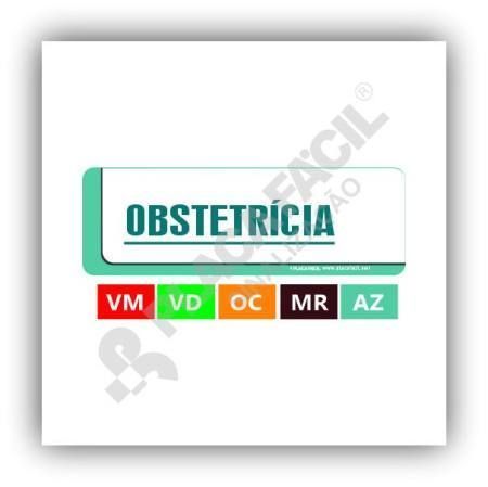 Placa Hospitalar Obstetrícia