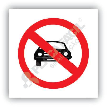 Proibido Trânsito de Veículos Automotores