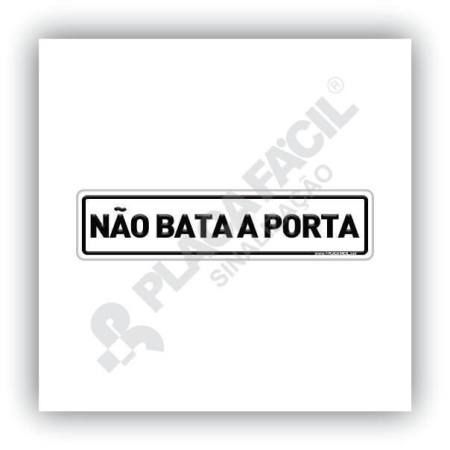 Placa De Sinalização Não Bata Na Porta