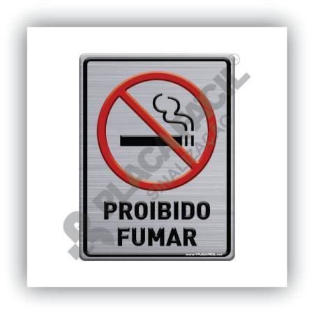 Placa De Sinalização Proibido Fumar