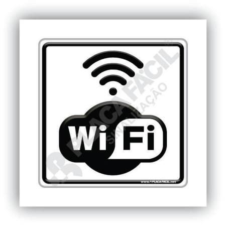 Placa de Sinalização Wifi