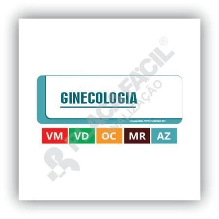 Placa De Sinalização Ginecologia
