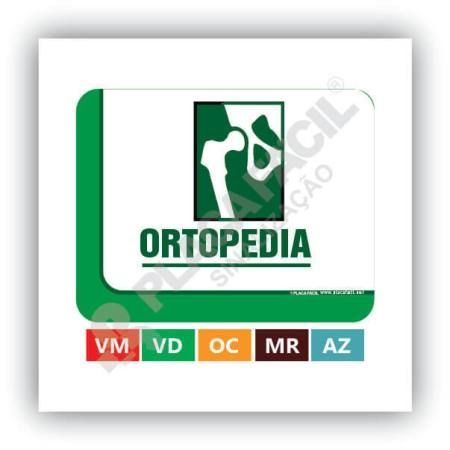 Placa De Sinalização Ortopedia