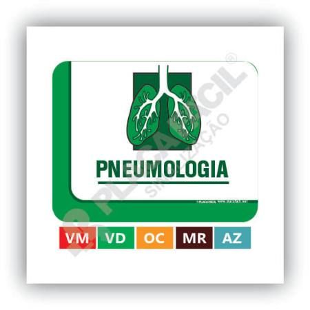 Placa De Sinalização Pneumologia