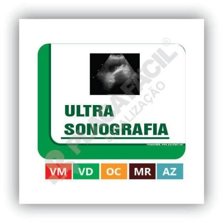 Placa De Sinalização Ultra Sonografia