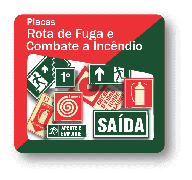 Placas de Combate a Incêndio