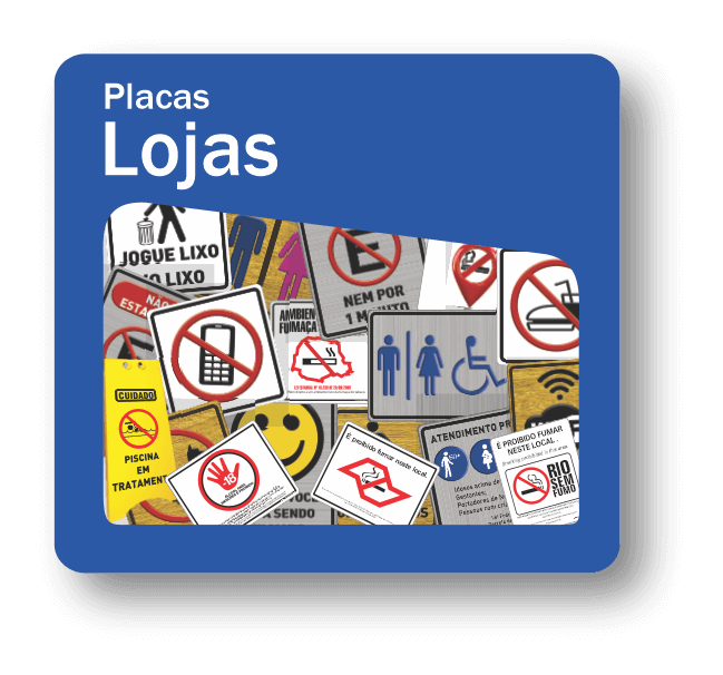 Placas de Sinalização Para Lojas